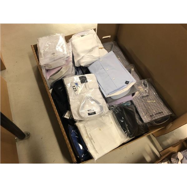 MIXED COLOUR MENS DRESS SHIRTS VARIOUS SIZES APPROX 35 SHIRTS