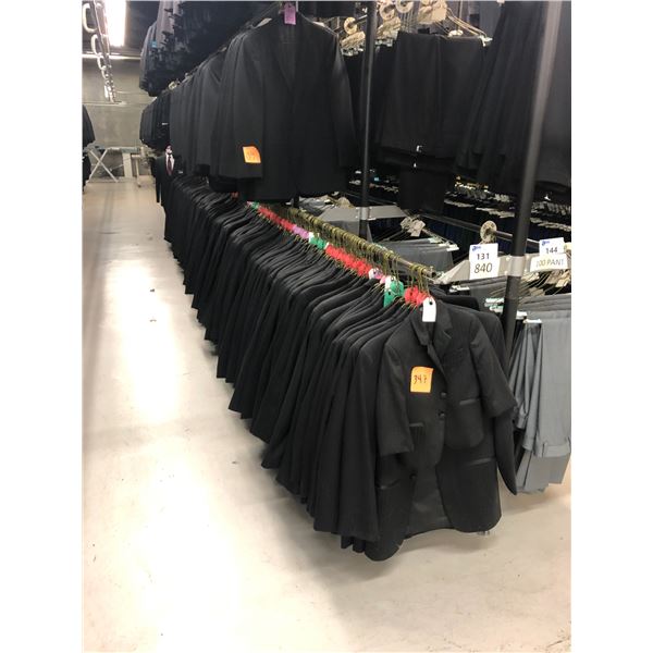 BLACK WOOL JACKETS APPROX 380 MIXED SIZES