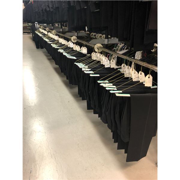 BLACK WOOL PANTS  APPROX 40 MIXED SIZES