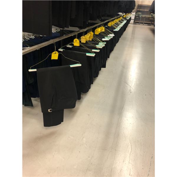 BLACK WOOL PANTS  APPROX 30 MIXED SIZES