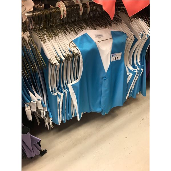 MARINE BLUE VESTS APPROX 60 MIXED SIZES