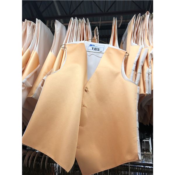 PEACH VESTS APPROX 60 MIXED SIZES