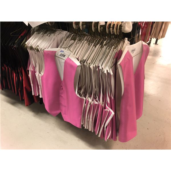 PINK VESTS APPROX 50 MIXED SIZES