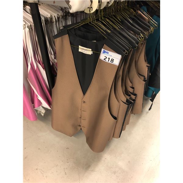 COPPER/BLACK VESTS APPROX 20 MIXED SIZES