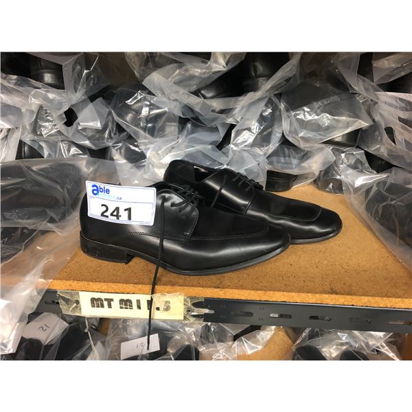 15 COMPARTMENTS OF MEN'S FORMAL DRESS SHOES VARIOUS SIZES