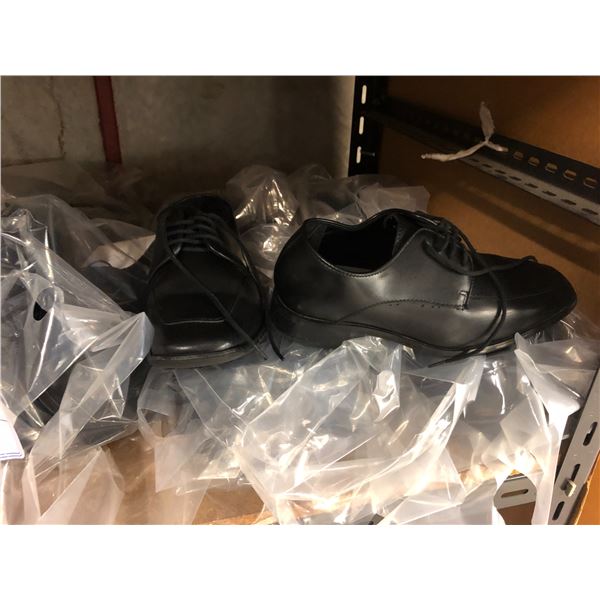 10 COMPARTMENTS OF MEN'S FORMAL DRESS SHOES VARIOUS SIZES
