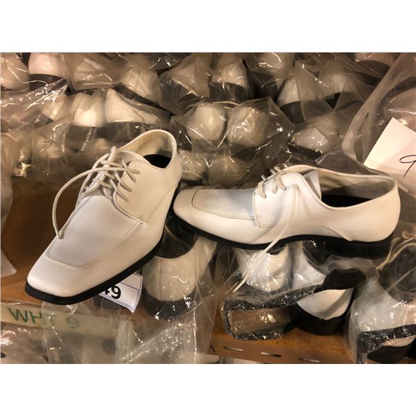 18 COMPARTMENTS OF MEN'S FORMAL DRESS SHOES VARIOUS SIZES
