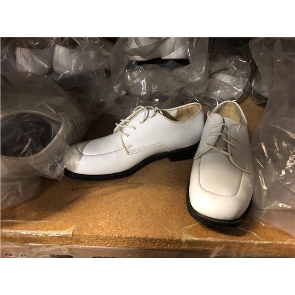 12 COMPARTMENTS OF MEN'S FORMAL DRESS SHOES VARIOUS SIZES