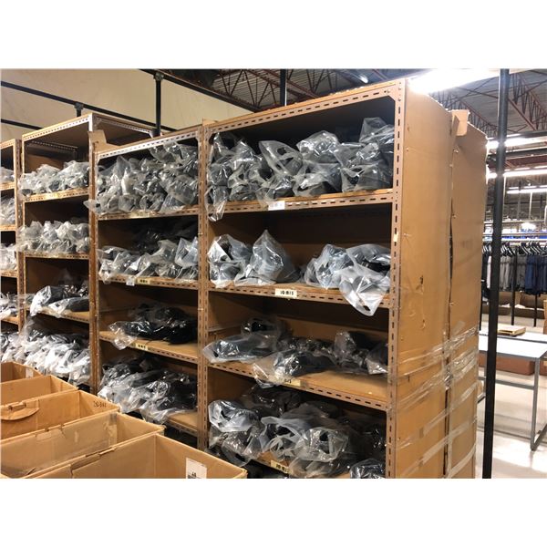 3 BAYS OF LIGHT WAREHOUSE RACKING