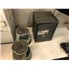 Image 2 : 3 SAFES (NO COMBO OR KEYS) SMALL DESK, 3 STEP STOOLS AND RICOH AFICIO CL4000DN NETWORK PRINTER