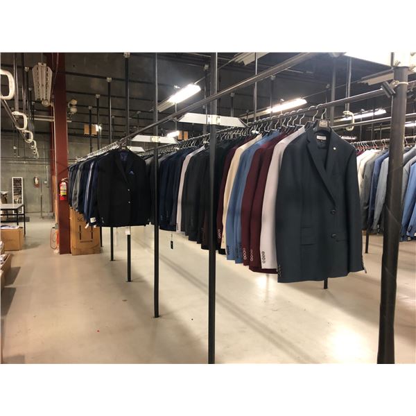 APPROX 140 MENS WOOL JACKETS MIXED SIZED AND COLOURS
