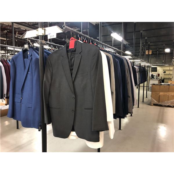 APPROX 140 MENS WOOL JACKETS MIXED SIZED AND COLOURS
