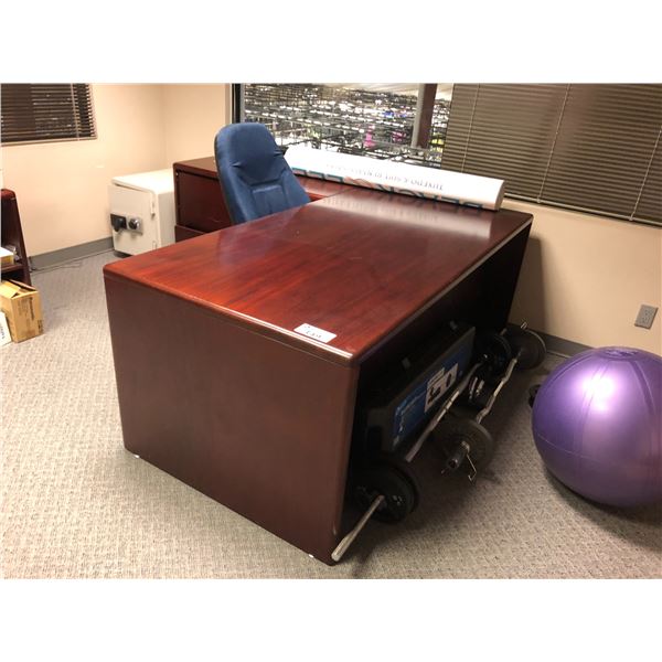 CONTENTS OF OFFICE FOUR INCLUDING DESK, CABINETS, SAFE (NO COMBO) CHAIR AND CONTENTS  - MUST TAKE