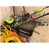 Image 2 : VARIOUS YARD EQUIPMENT INCLUDING GREENWORKS LAWNMOWER, RYOBI CORDLESS TRIMMER, SHOP VAC AND MORE -