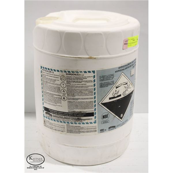 20L PAIL HYPOCHLORITE BLEACH SOLUTION