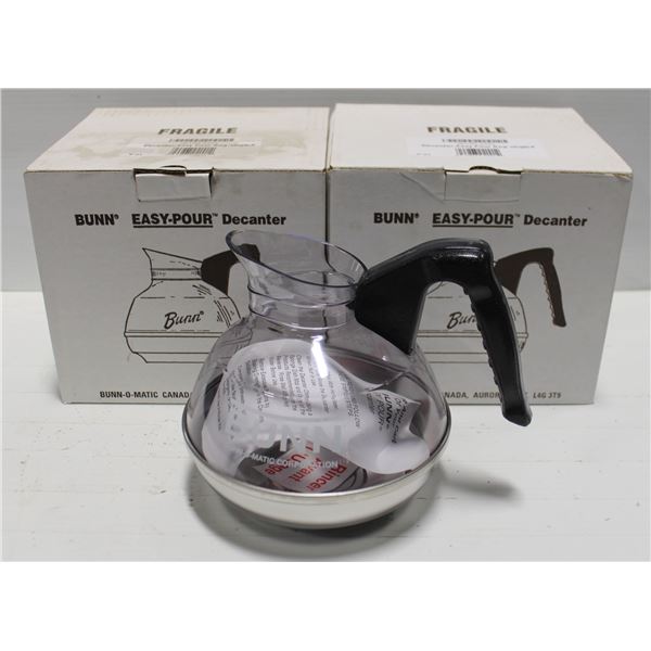 LOT OF 2 NEW BUNN EASY-POUR DECANTER