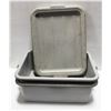 LOT OF 2 7" DEEP BUS BINS W/LIDS