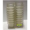 LOT OF 16 CAMBRO 1/9 SIZE POLYCARB INSERTS