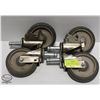 Image 1 : FOUR OMNI DIRECTIONAL 5" CASTERS FOR METRO PRODUCT