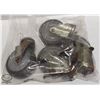 Image 1 : SET OF 4 CASTERS - USED