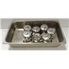 Image 1 : FULL SIZE STAINLESS STEEL INSERT W/ 6 SMALL S/S