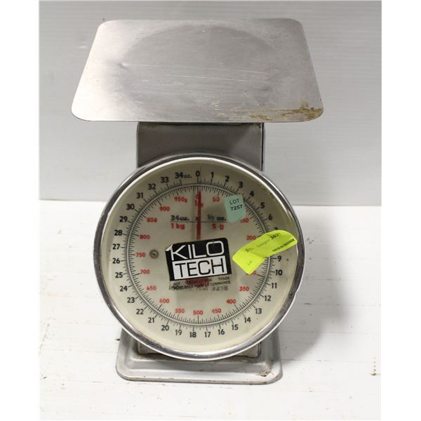 KILO TECH 1KG ANOLOG WEIGH SCALE, M# AM 3218