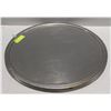 LOT OF 5 ALUMINUM 19" SOLID PIZZA PANS