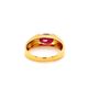 Image 3 : 2.31ct Ruby 18K YG 7.18gm Ring