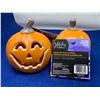Image 3 : Lot of LED Lighted Jack-o-Lanterns (2- 5.12in x 4.72in x 5.32in)