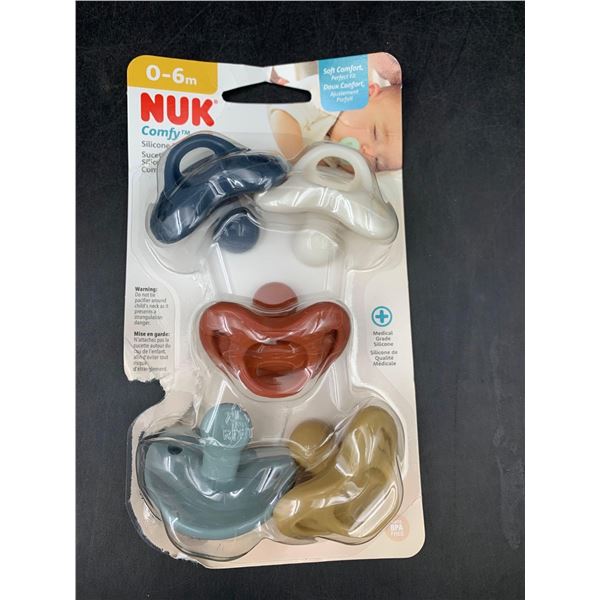 Nuk Comfy Silicone Soothers (5ct)