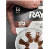 Image 2 : Rayovac Size 312 Hearing Aid Batteries