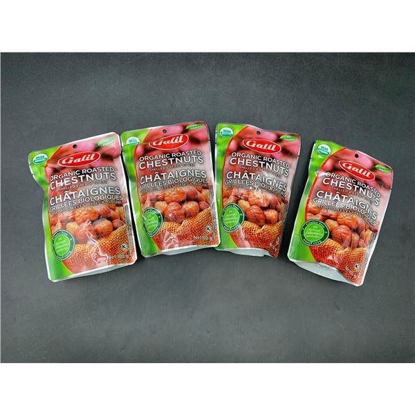 Galil Organic Roasted Chestnuts (4 x 100g)
