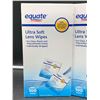 Image 2 : Equate Ultra Soft Lens Wipes (2 x 100)