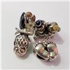 Image 2 : Silver Pack Of 4 Pandora Beads (~Size 0) (~length 0inches) (~weight 12.6g), Suggested Retail Value $