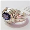 Image 3 : Silver Iolite Ring (~Size 6)(Ring is resizable for $40) (~length 0inches) (~weight 4.52g), Suggested