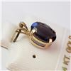 Image 2 : 14K Yellow Gold Iolite Pendant (~Size 0) (~length 0inches), Suggested Retail Value $240 (Estimated S