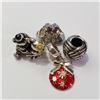 Image 2 : Silver Pack Of 4 Pandora Beads (~Size 0) (~length 0inches) (~weight 13.3g), Suggested Retail Value $