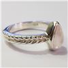 Image 2 : Silver Rose Quartz Ring (~Size 8)(Ring is resizable for $40) (~length 0inches) (~weight 4.52g), Sugg