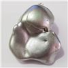 Image 1 : Silver Free Form Freshwater Pearl Pendant (~Size 0) (~length 0inches), Suggested Retail Value $200 (