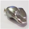 Image 2 : Silver Free Form Freshwater Pearl Pendant (~Size 0) (~length 0inches), Suggested Retail Value $200 (