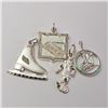 Image 2 : Silver Pack Of 4 Pendant (~Size 0) (~length 0inches) (~weight 6.6g), Suggested Retail Value $140