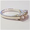 Image 2 : Silver Cubic Zirconia Ring (~Size 8)(Ring is resizable for $40) (~length 0inches) (~weight 3.12g), S