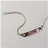 Image 2 : Silver Bracelet (~Size 0) (~length 7inches) (~weight 3.27g), Suggested Retail Value $100