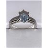 Image 1 : Ladies Silver .925 Rhodium Plated round Cut Moissanite 1.16 Carat Solitaire Ring Appraised $990.00