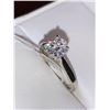 Image 2 : BRILLIANT CUT 1.0 Carat Solitaire 10Kt Gold Moissanite Ring Size 6 Appraised $1750