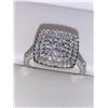 Image 1 : Ladies Multi Stone Cluster Top Dress Ring .925 Silver Size 7