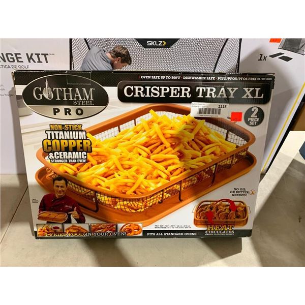 Gotham Steel Pro Crisper Tray XL Non-Stick Titanium Copper & Ceramic