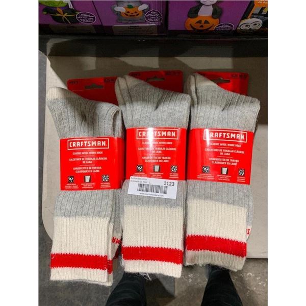 Craftsman Classic Wool Work Sock - Lot of 3
