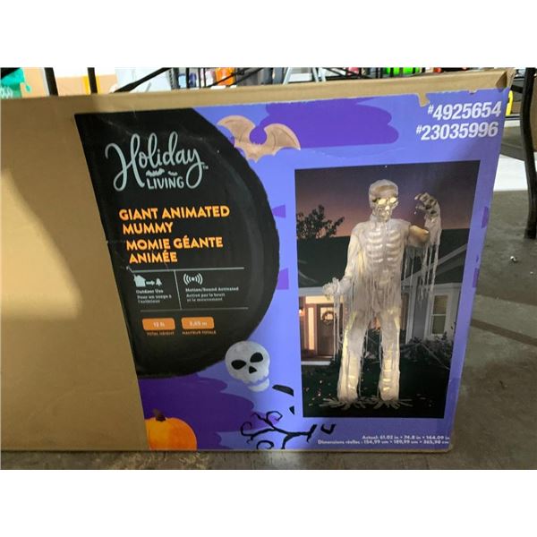 Holiday Living Giant Animated Mummy - 12ft Tall