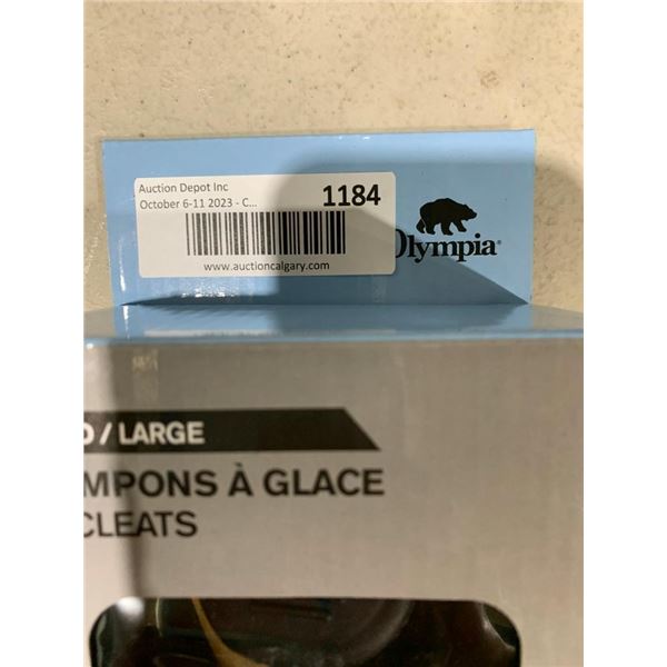 Olympia Ice Cleats - One Pair - Size Large